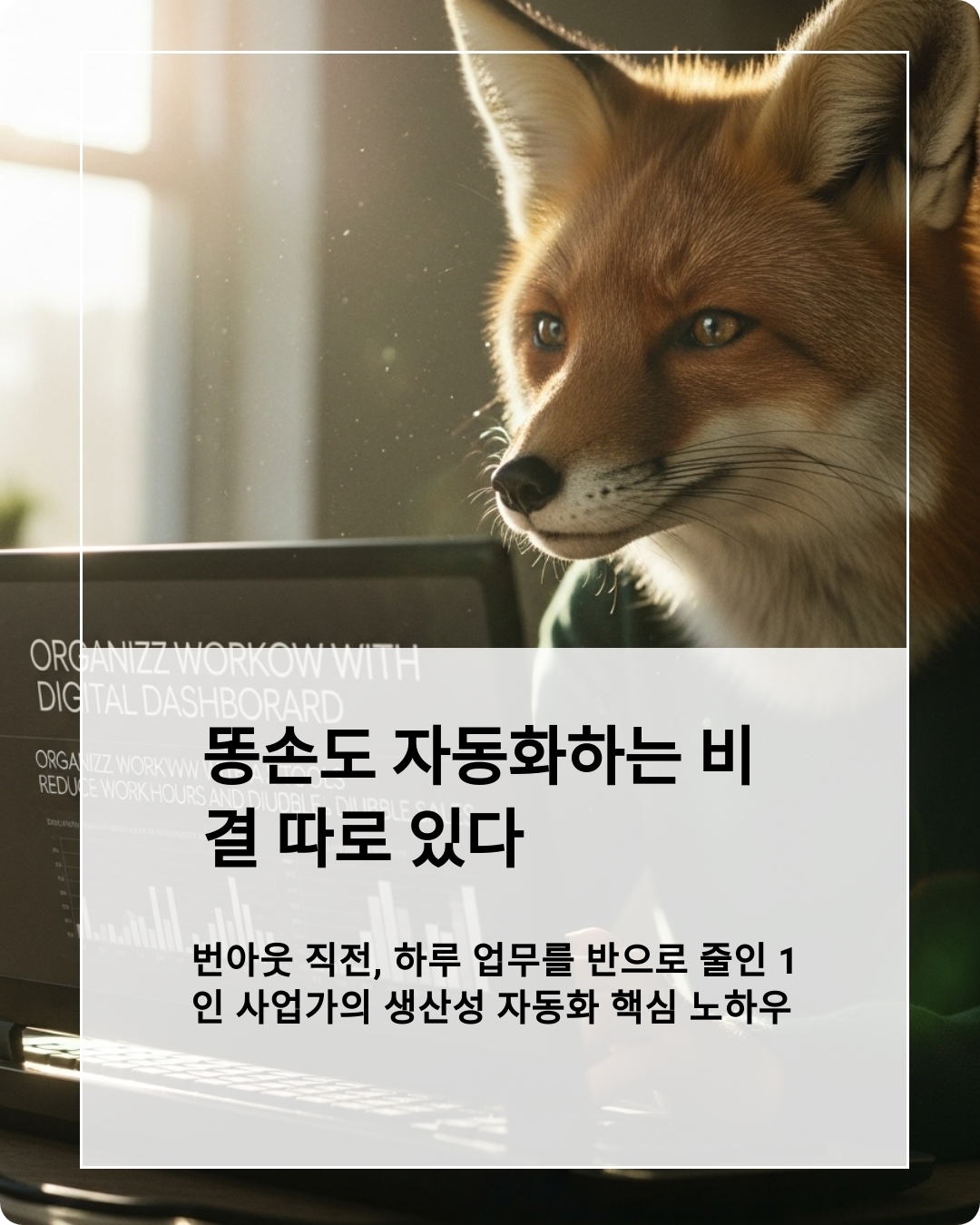 번아웃 직전, 하루 업무를 반으로 줄인 1인 사업가의 생산성 자동화 핵심 노하우