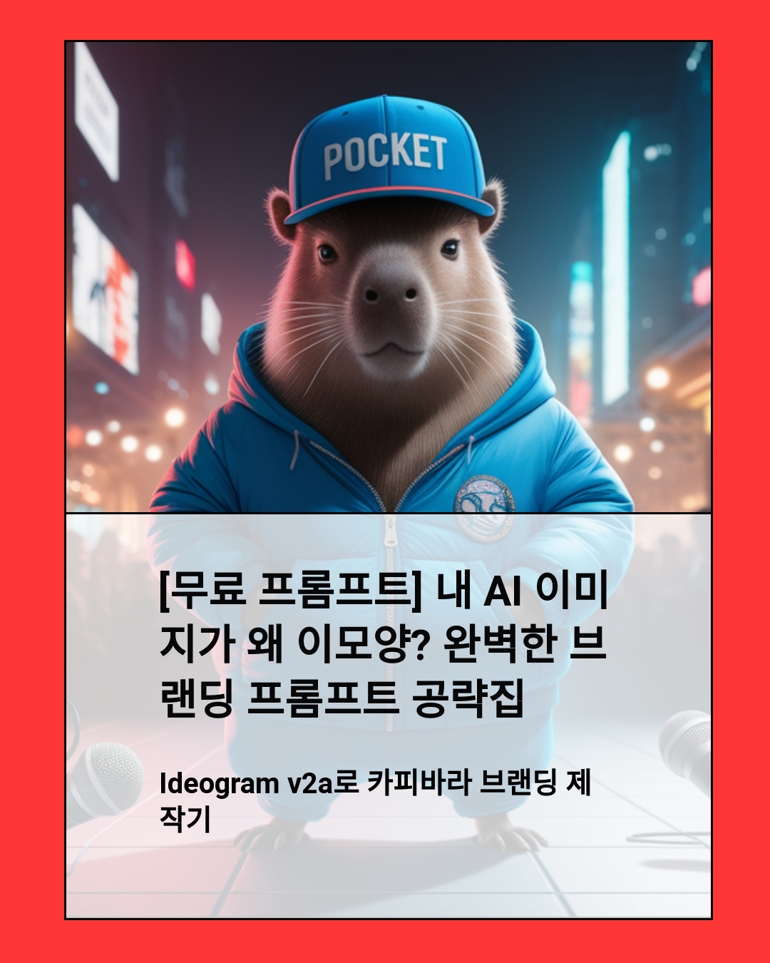 [무료 프롬프트] 내 AI 이미지가 왜 이모양? 완벽한 브랜딩 프롬프트 공략집